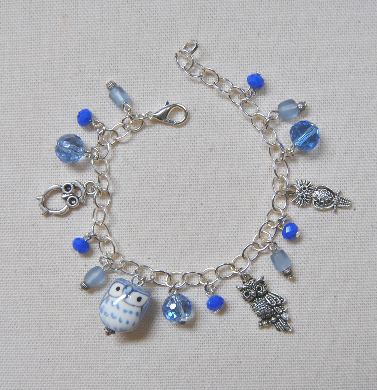 Bracelet ETOILE DE MER et breloques 4 pierres naturelles | BIJOUX FEMME EN ARGENT MASSIF