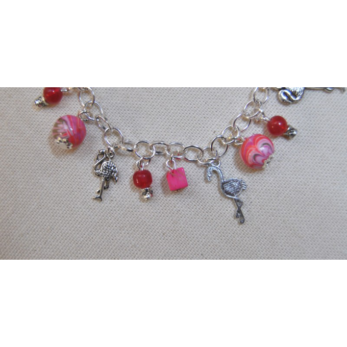 Bracelet FLAMANTS ROSES