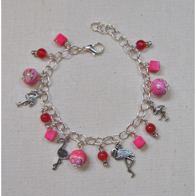 Bracelet FLAMANTS ROSES